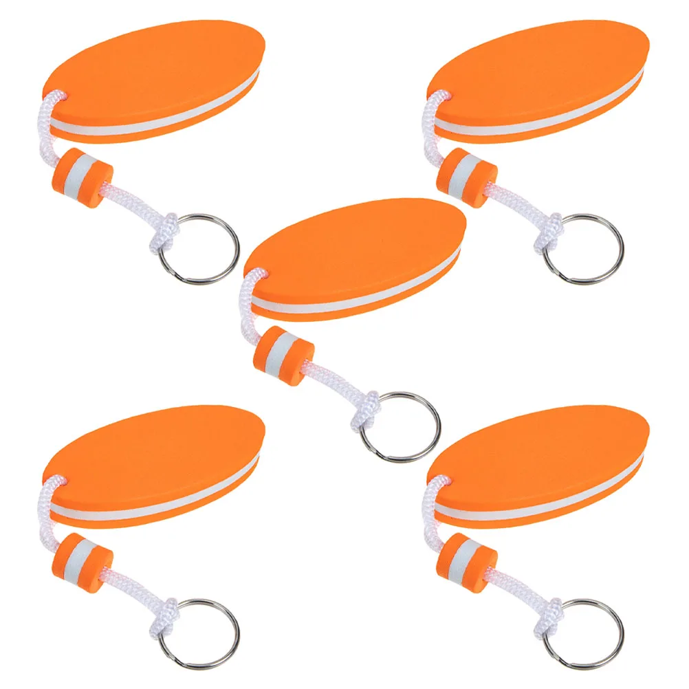 

5pcs Surfboard Keychains Floating Accessories for Boating Sports Gifts Water Foam Keychain Bright Color Durable