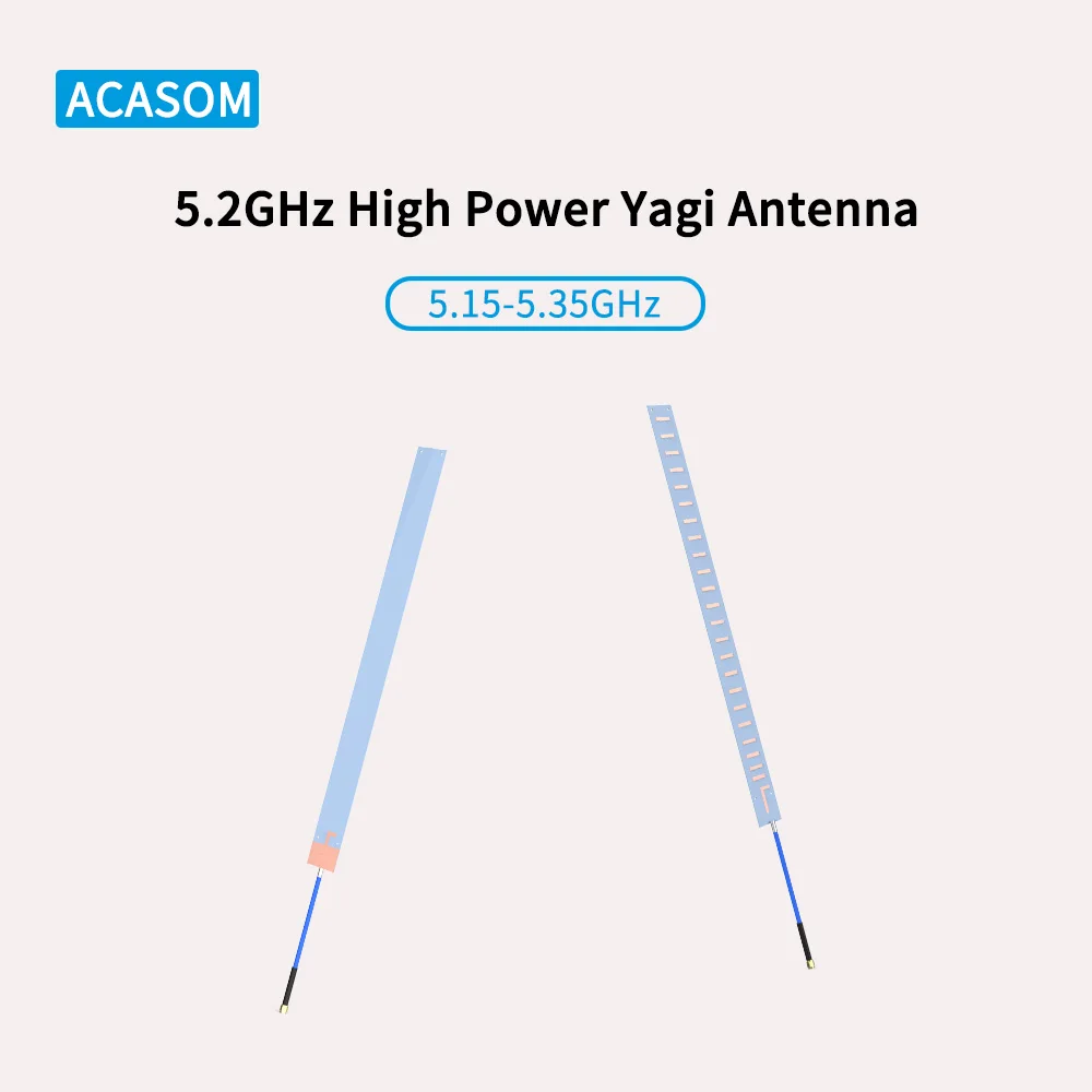 Imagem -03 - Antena Masculina do Sentido do Construtor do Drone da Antena Sma do Ganho Alto de 5.2ghz 50w Yagi