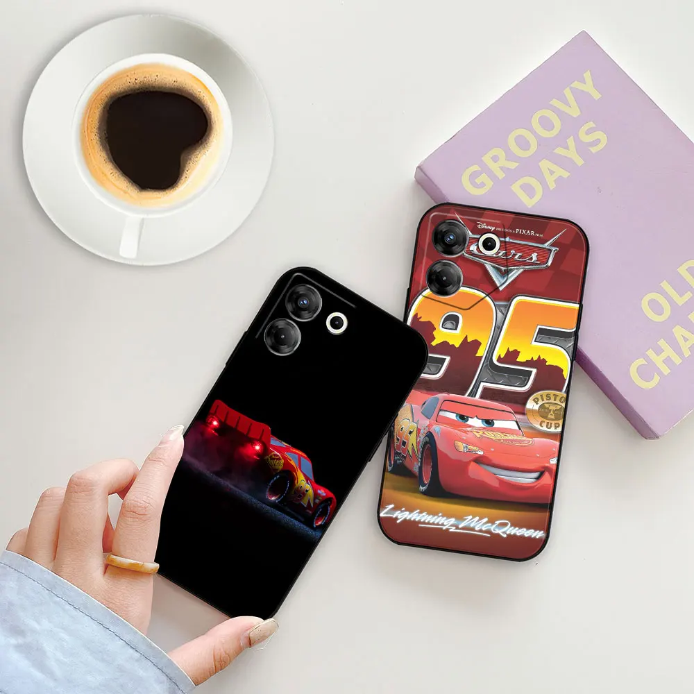 Disney Cars Lightning McQueen Phone Case For Infinix TECNO POP SPARK SMART 5 6 7 8 CAMON 15 16 17 20 20C Pro 5G ITELS23 Case