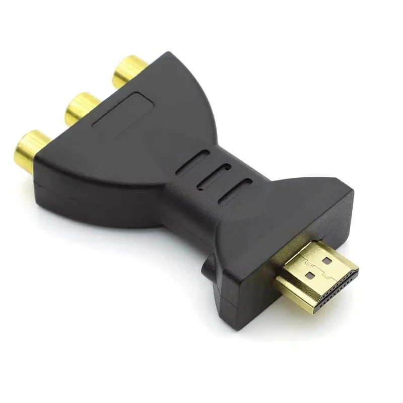 Adaptador convertidor compuesto compatible con HDMI, HD 1080P RCA AV a HDMI, cable de audio y vídeo HDTV2AV, adaptador HDTV a AV para TV BOX y proyector