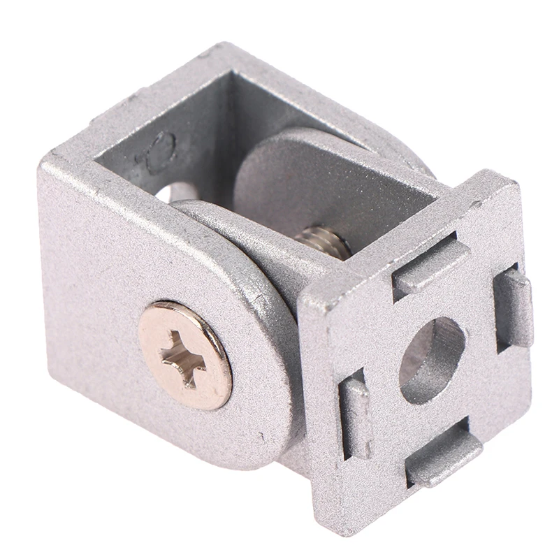 สังกะสีอัลลอยด์บานพับแบบยืดหยุ่น Pivot Joint Connector สําหรับโปรไฟล์การอัดขึ้นรูปอลูมิเนียมบานพับประตูกระจกอุปกรณ์โปรไฟล์อลูมิเนียม