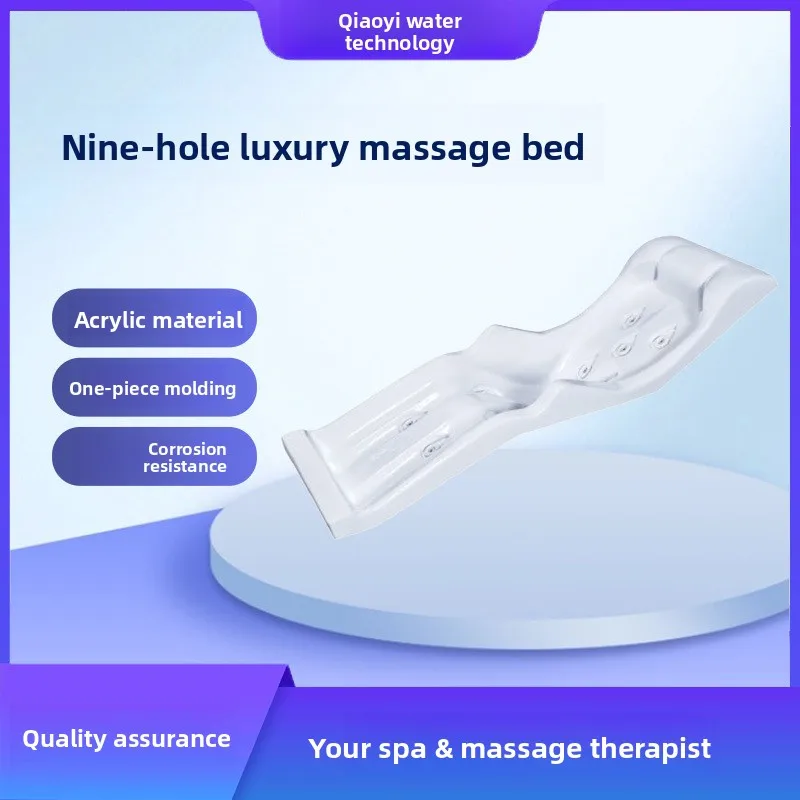 Nine-hole Space Massage Bed, Swimming Pool Spa SPA Equipment, Hot Spring Acrylic Luxury Massage Bed Massage Chair