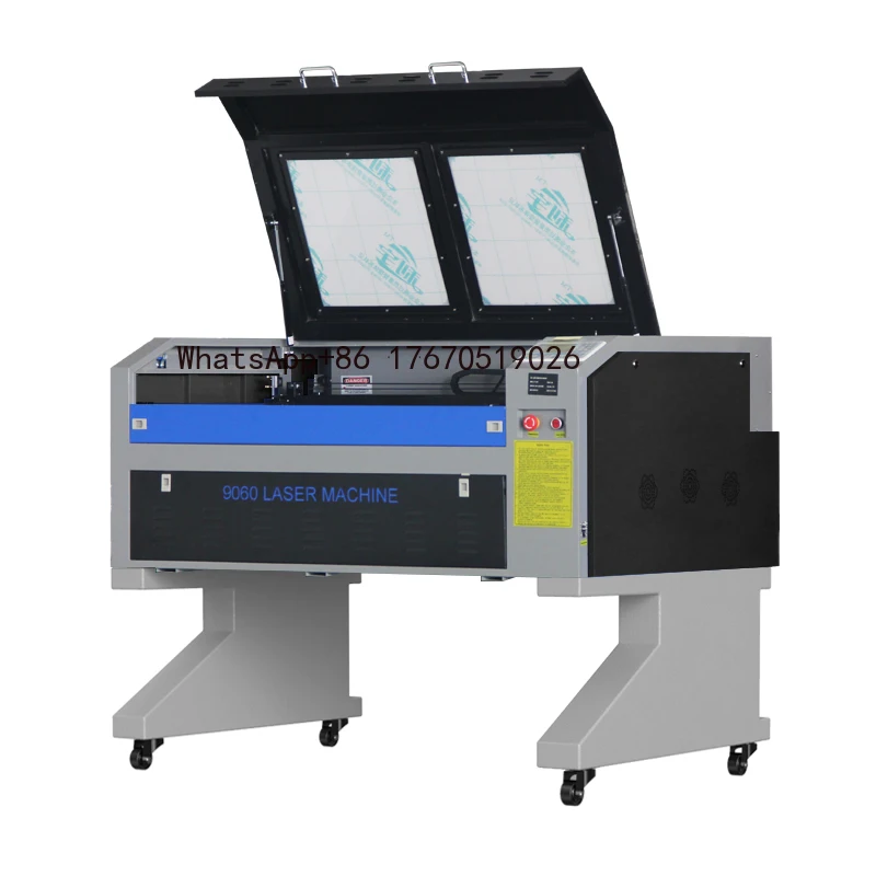 2026-LightBurn Compatible Door to Door Shipment 6090 130W Co2 Engraver Cutting Machine for Foils Foam and Textiles