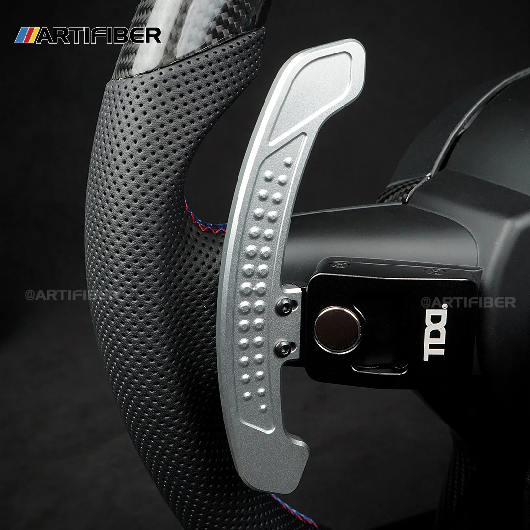 

AF Carbon Fiber LED Magnetic Paddle Shifters For BMW F Series G42 F30 F31 F34 F35 G80 New Style LED Shift Paddle