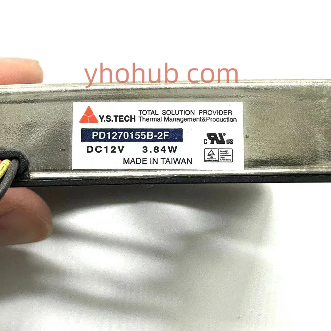 Y.S.TECH kipas pendingin Server, PD1270155B-2F DC 12V 3.84W 70x70x15mm