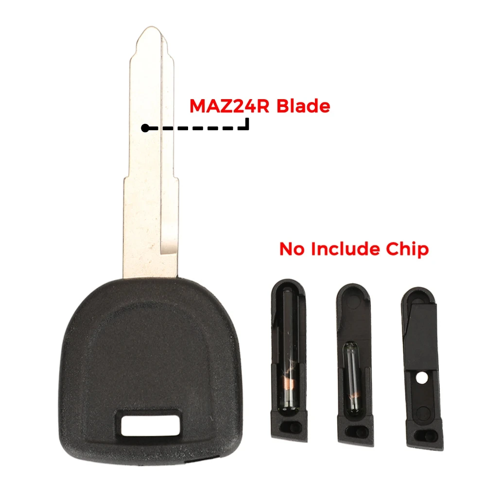 

10 PCS Black Transponder Car Key Shell Blank Key Case For Mazda M3 M5 M6 RX8 CX7 CX9 Escape Edge MERCURY Lincon