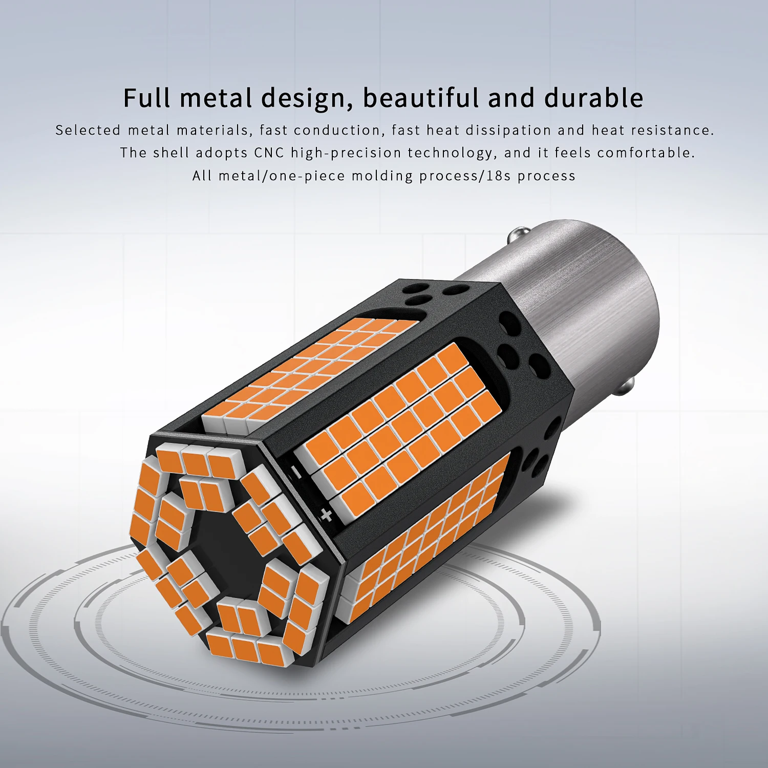 2ชิ้น CANbus 2016 156SMD 1156 BA15S P21W 1157 P21 BAY15D/5W 7440 W21W T20 3157 P27/7W ไฟ LED รถยนต์ถอยหลัง12V