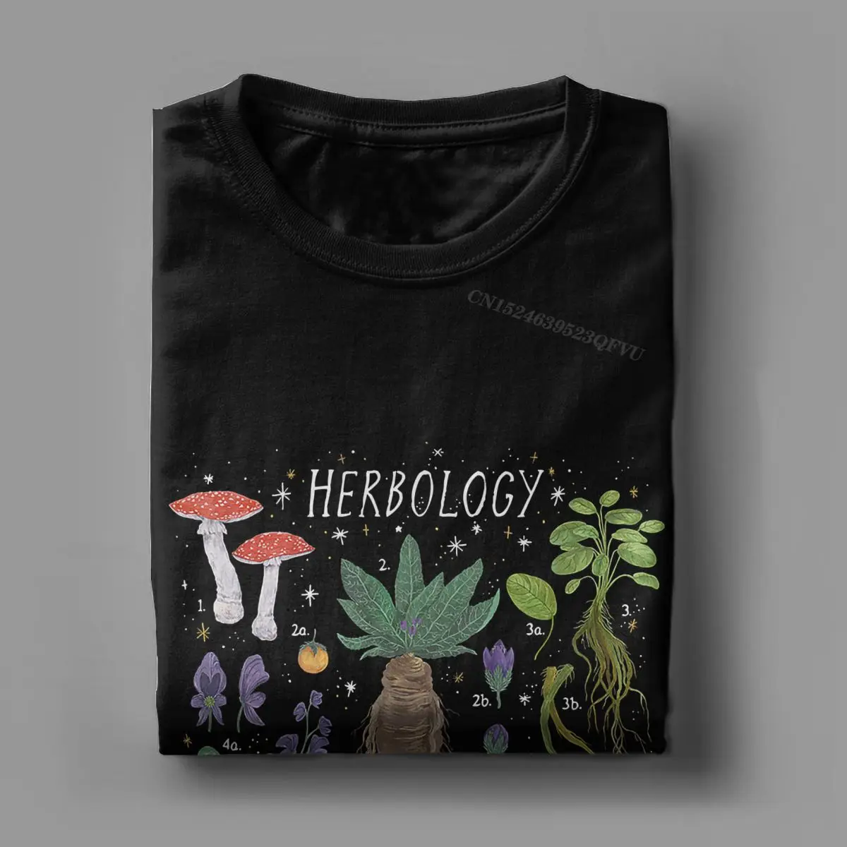 Harajuku Y2k Streetwear Men Women's Cotton Tshirt Vintage T-Shirts Herbology Cartoon Comic Japanese Trendy Tees Plus Size Tops - Image 4