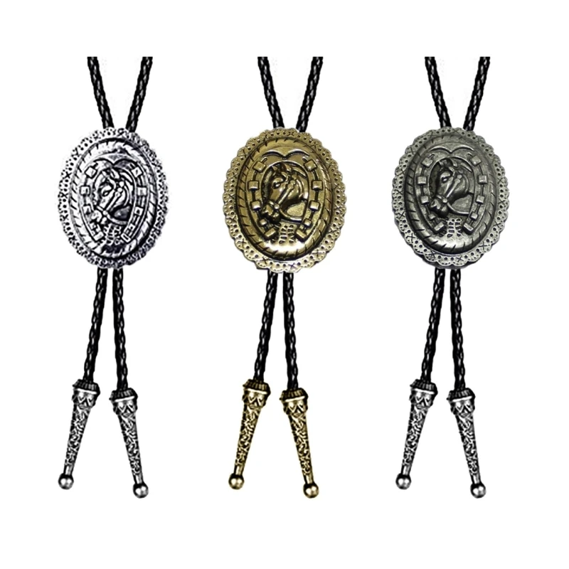 

Bolo Tie for Man Teen Cowboy Western Cowgirl Sweater Shirt Decors Necktie