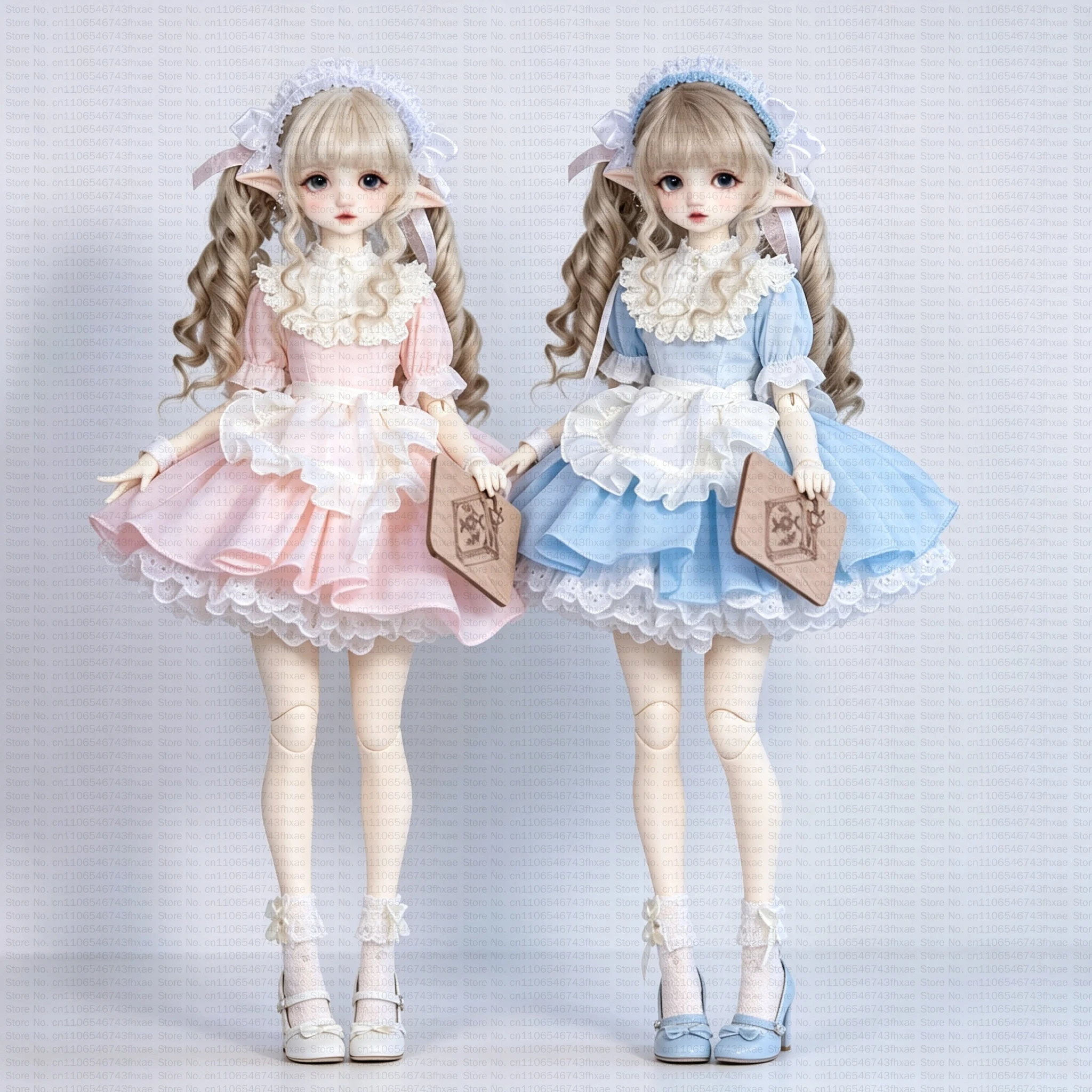 abito-lolita-in-pizzo-con-volant-per-bambole-bjd-sweet-maid-in-scala-1-4-versione-lunga-e-corta-accessori-completi-per-bambole-mjd