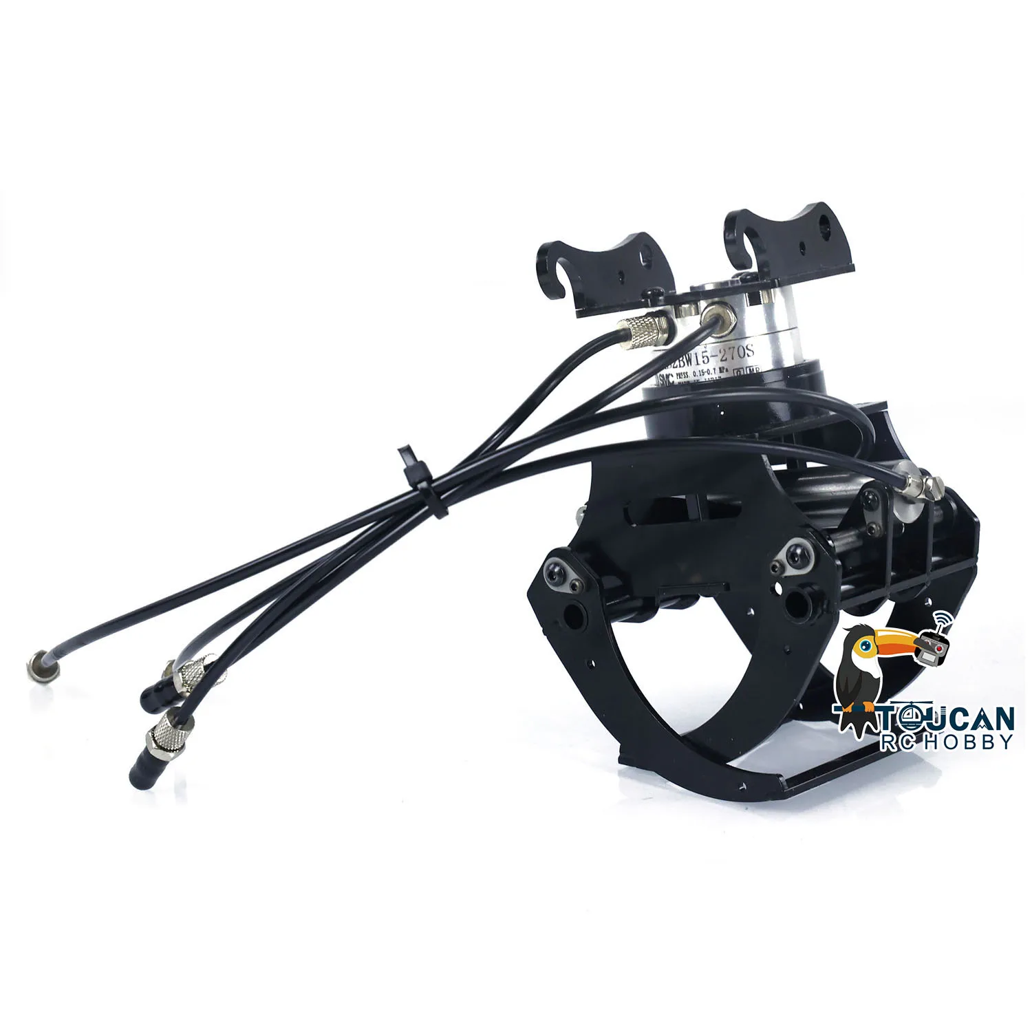 

Metal Black Hydraulic Claw RC Accessories 1/14 Grab for 946 Normal Boom Remote Control Diggers Excavator EC380 Model TH22923