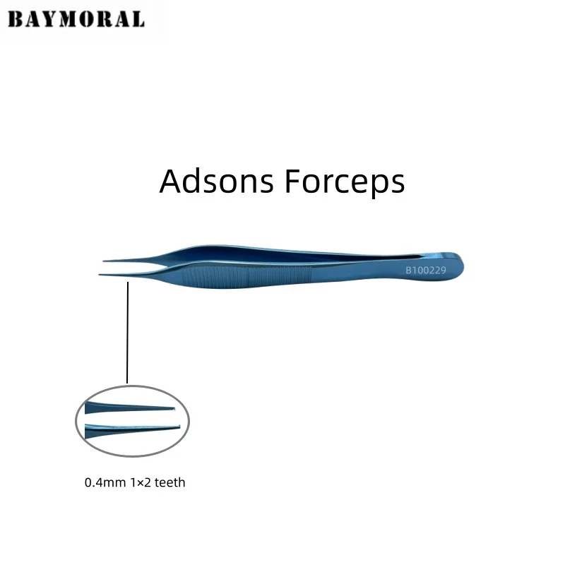 instruments ophtalmiques Pince Adsons titane