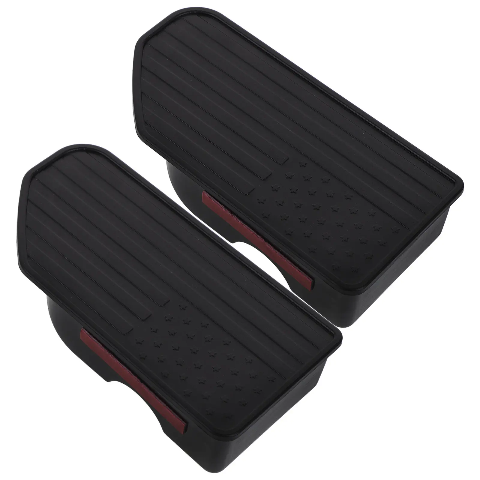 

1Pair Truck Bed Cover Parts Bed Rail Stake Pocket Covers for 2019-2024 Trucks Sturdy ABS Material Easy Install Trailer Stake