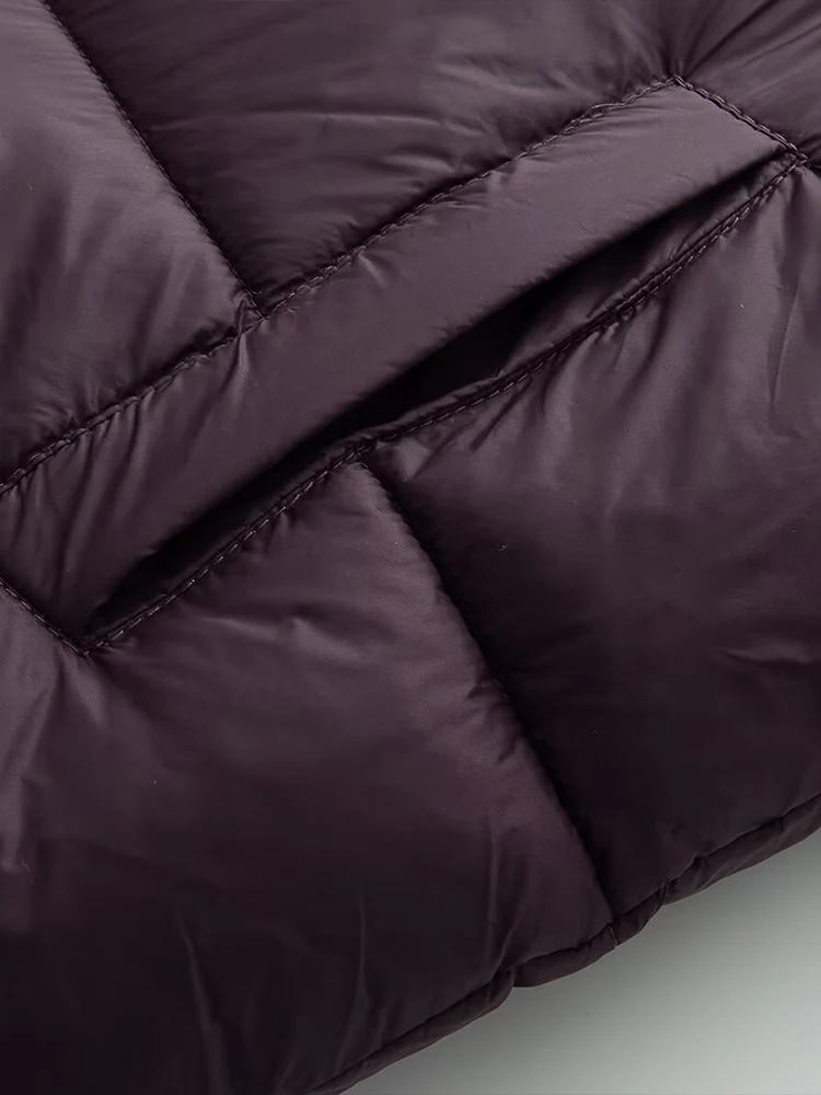 Europäischer und amerikanischer Stil 2025, Winter, neue Damenbekleidung, Modetrend, vielseitiger, abnehmbarer Baumwollmantel mit Kapuze