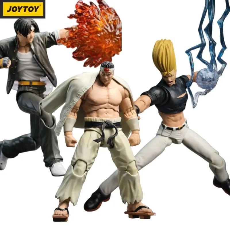 

[IN-STOCK]JOYTOY SNK 1/18 Action Figures KOF 98UM Hero Team Kyo Kusanagi&Goro Daimon&Benimaru Nikaido Model Gift