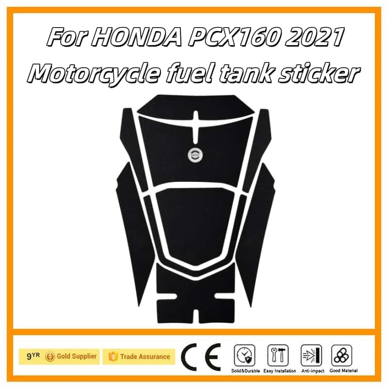 

Motorcycle Sticker Tank Non Slip Tank Traction Side Pad Protective Decal For HONDA PCX160 2021