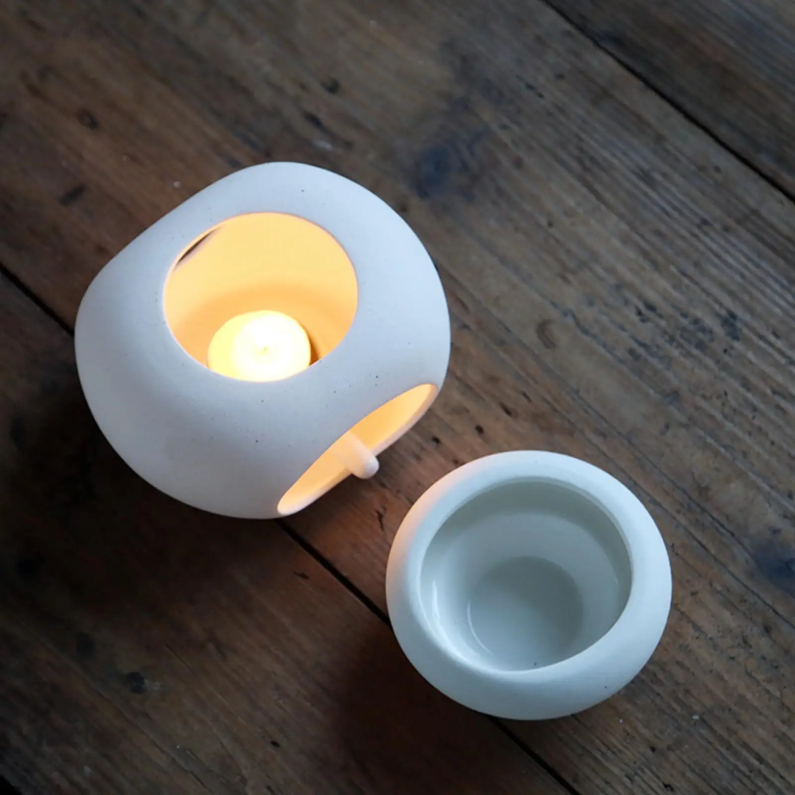 Home Decorative Aroma Burner Detachable Ceramic Oil Diffuser Candle Holder for Spa Yoga Bedroom Home Decorative Aroma Burner Detachable Ceramic Oil Diffuser Candle Holder for Spa Yoga Bedroom