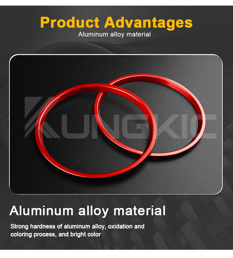 Für Subaru BRZ/Toyota GR86 2021 2022 2023 2024 AC-Lüftungsabdeckung, Innen- und Außenring, Ersatzzubehör – Detail 7