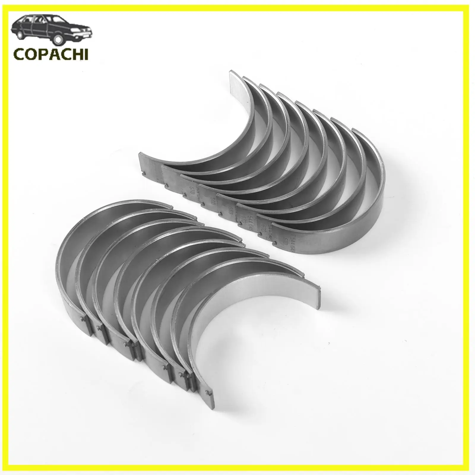 

Комплект шатунных подшипников, 16 шт. 11247617338 11247617339 для BMW 550i M5 X5 X6 F10 F90 F02 E70 N62 N63 S63 Замена двигателя