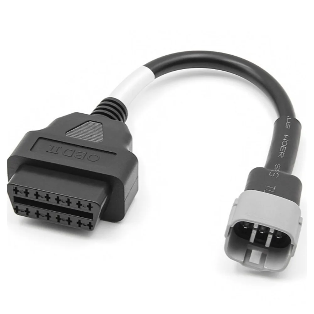 NEWEST 1PC Motorcycle OBD Diagnostic Cable For Suzuki 6Pin To 16Pin OBD2 Scan Tool Adapter Scanner