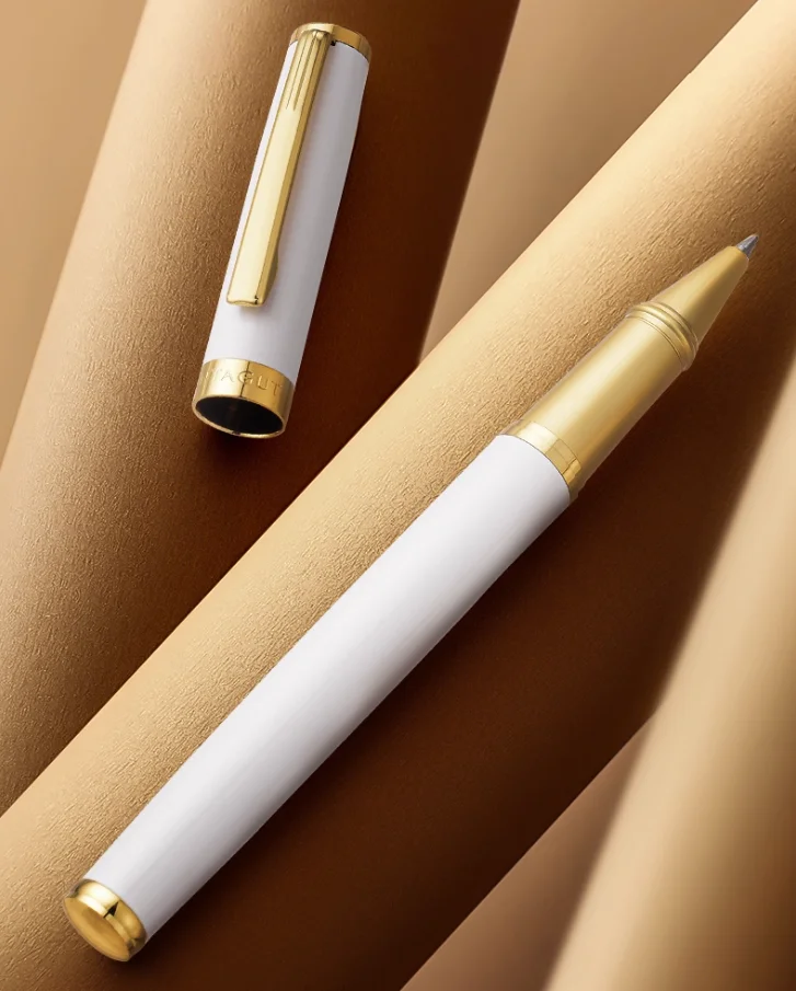 

Montagut M301 Multicolor Metal Roller Ball Pen Golden Trim Stationery Writing Ink Pen W/Gift Box High Quality