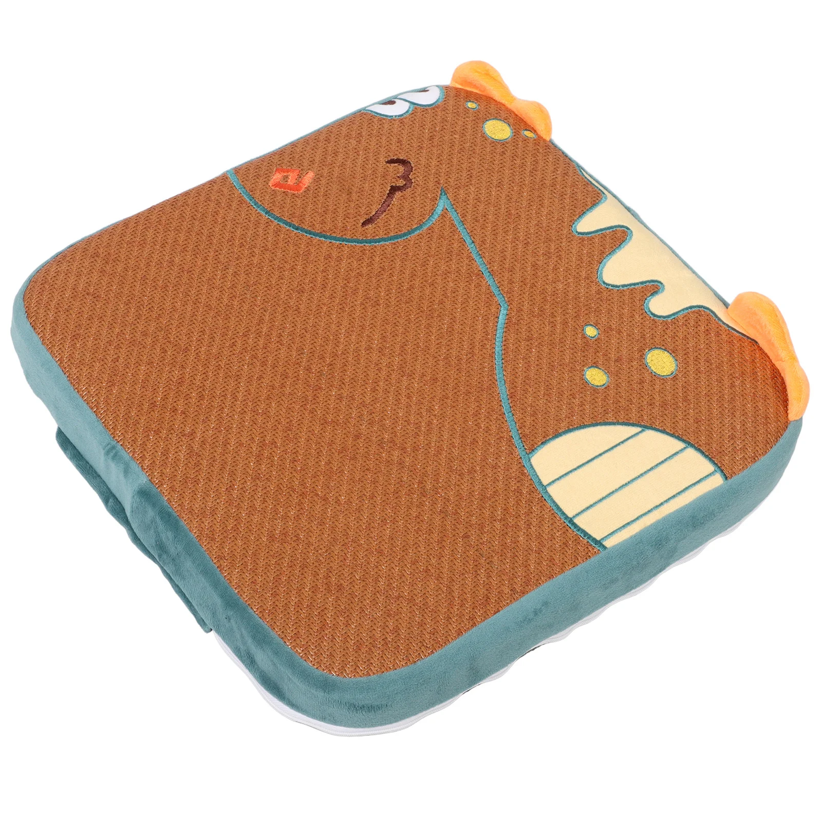 Almofada de reforço infantil, 15cm de altura, aumento respirável, almofada de assento de desenho animado para mesa de jantar, cadeira de criança, antiderrapante