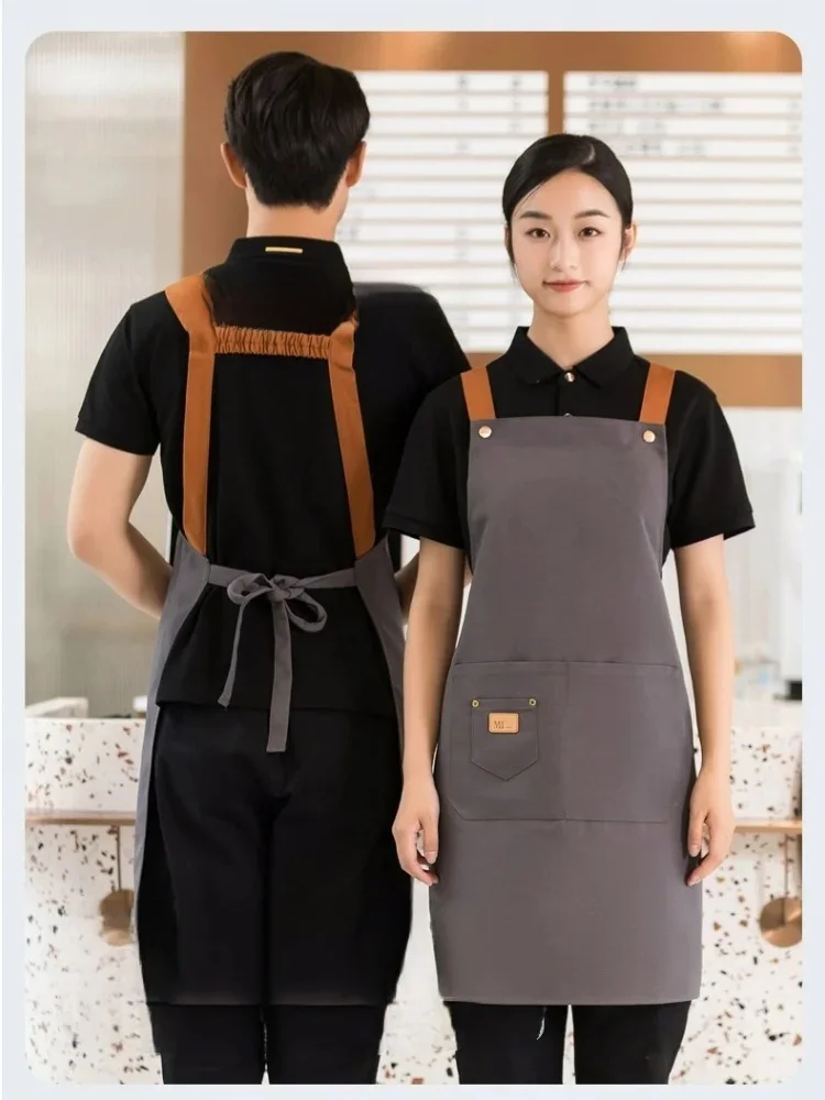 

Waterproof Nail Salon Apron For Beauticians Professional Beauty Kitchen Mandil Impermeable Women's Workwear For Home Shops