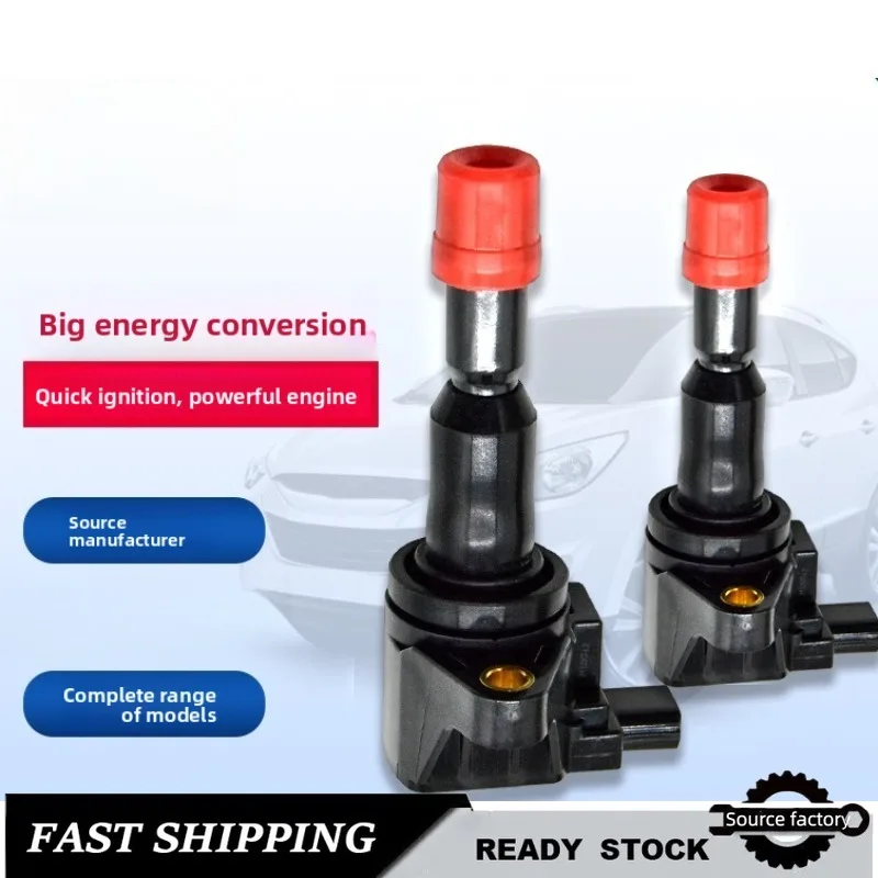 

4 PCS for Honda Automotive Ignition Coil 30520-PwC-003 CM11-110 U09008COIL UF581 Easy Installation Fast Shipping
