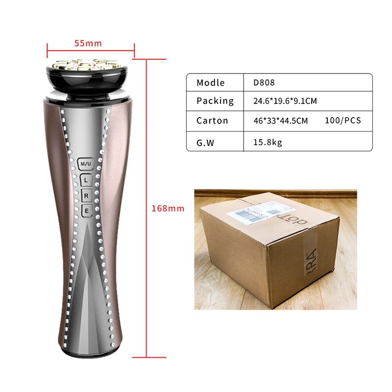 Professioneel USB-stekker Schoonheidsapparaat Fabriek Kanaal Oog- en lichaamshuidverstrakking Facial Eye Lift Machine