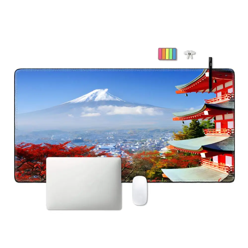 HYBXAXCXXL Mouse Pad Anime Cenário Natural Grande Teclado Mousepad Pc Teclado Gaming Tapetes de Mesa Laptop 900x400 Mouse Pad