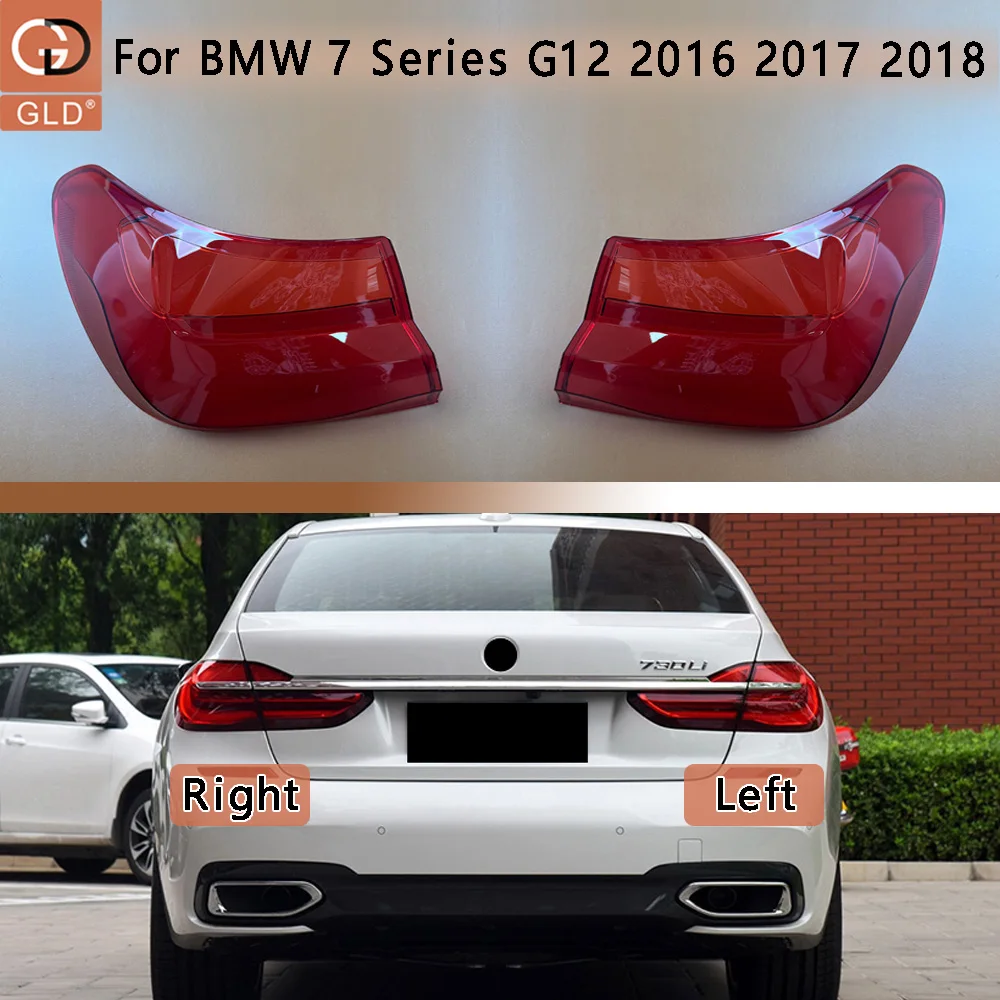 

For BMW 7 Series G12 2016 2017 2018 Car Tail Light Cover Rear Outer Tail Lamp Cover Taillight Brake Lights Shell Taillight Lens