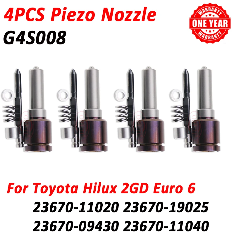 New G4S008 Piezo Injector Nozzle g4s008 For Toyota Hilux 2GD 2.4L 23670-11020 23670-19025 23670-09340 23670-11040 23670-19065