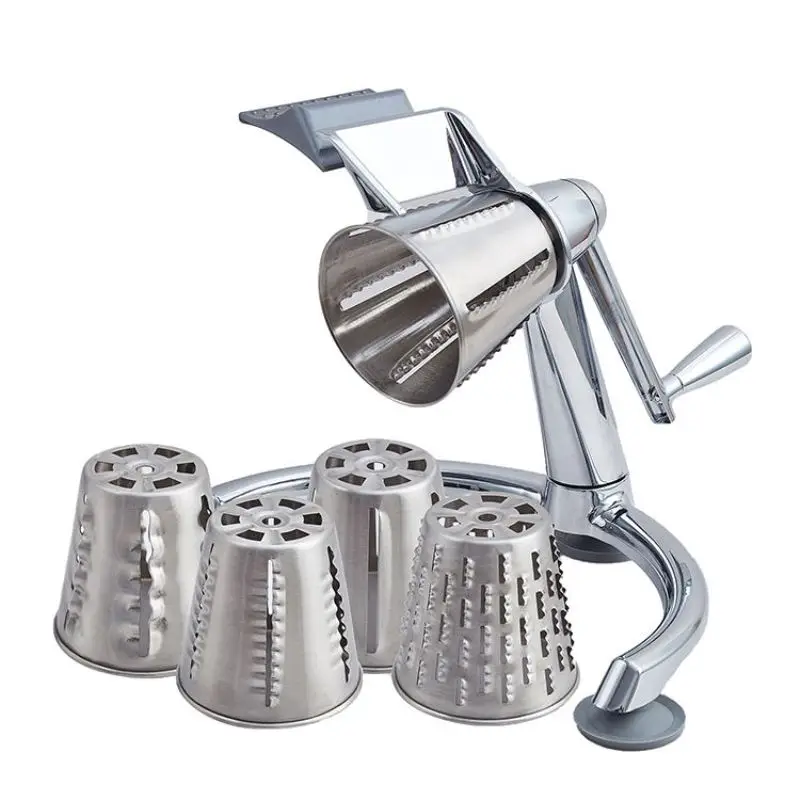 Manual Potato Chip Maker Rotary Meat Grinder Vegetable Cutter Rotary Grinder Kitchen Cookware