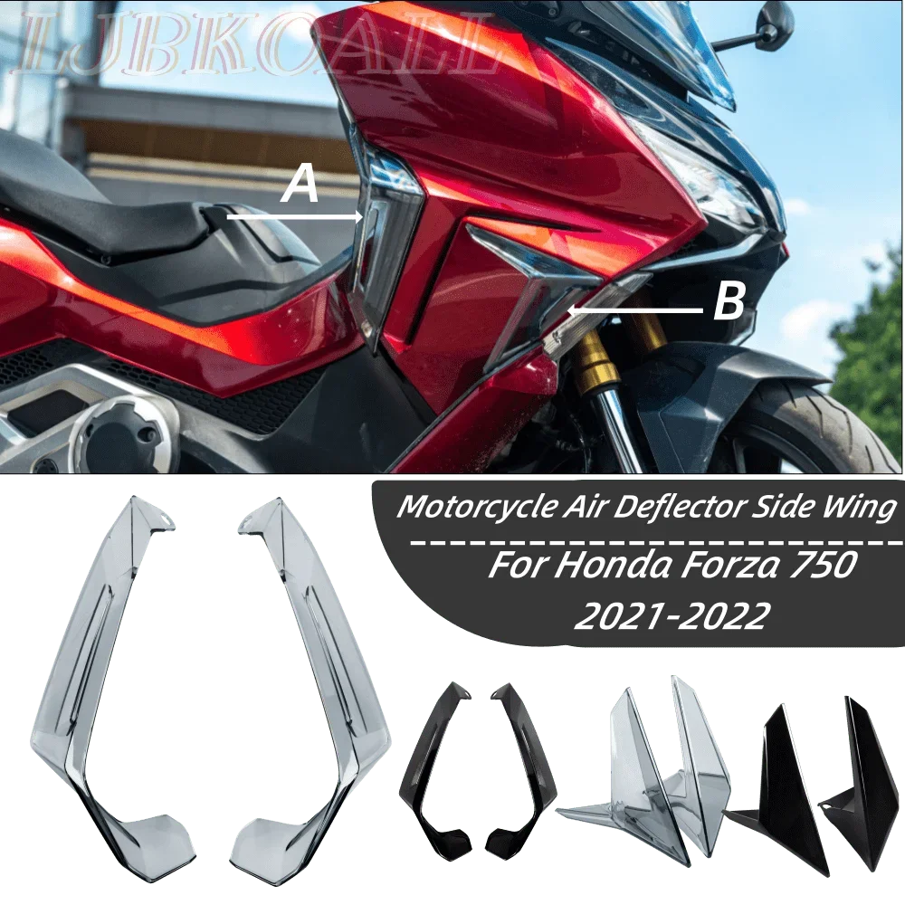 

Motorcycle Front Winglets Fairing for Honda Forza750 2021 2022 2023 Air Deflector Side Wing Windshield for Forza 750 Accessories