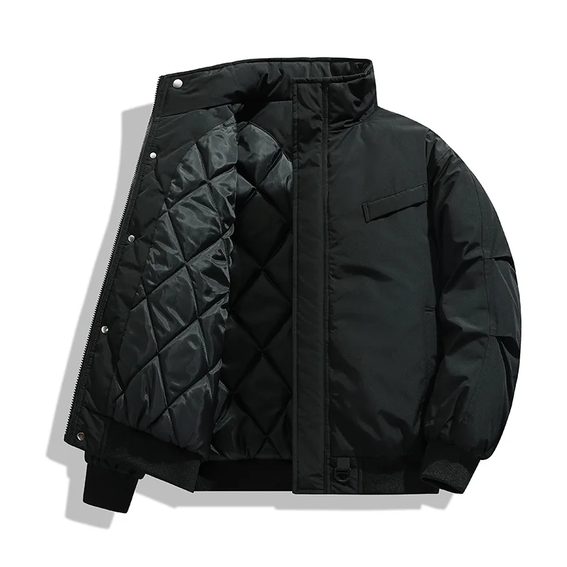 

New Winter Jacket Men's Cotton Padded Jacket Casual Plus Size Work Jacket Winter New Brand Men Parka Jacket Casual Windbreaker