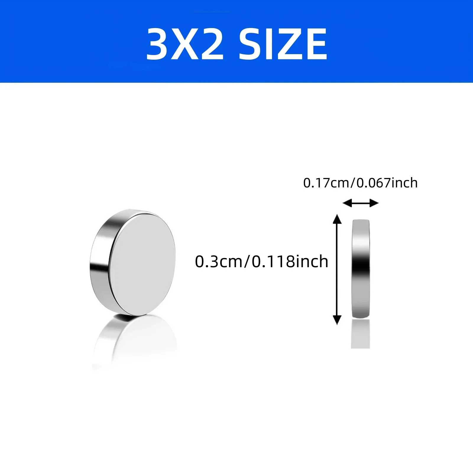 3x2 Mini Small Disc Search Magnet 3mmX1.7mm Bulk Round Magnets 3x1.7mm Neodymium Magnet Permanent Strong Magnets