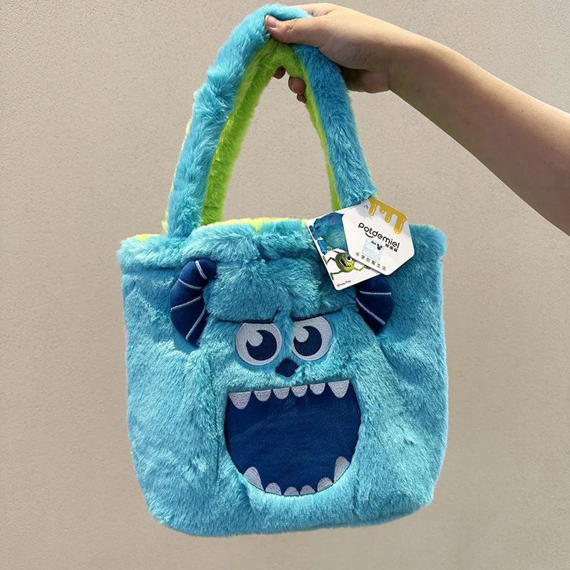 Cute and Fun Cartoon Unisex Shoulder Bag for Kids Sulley Sullivan Monster Theme - Birthday Gift Ideal for Home Decor and Display