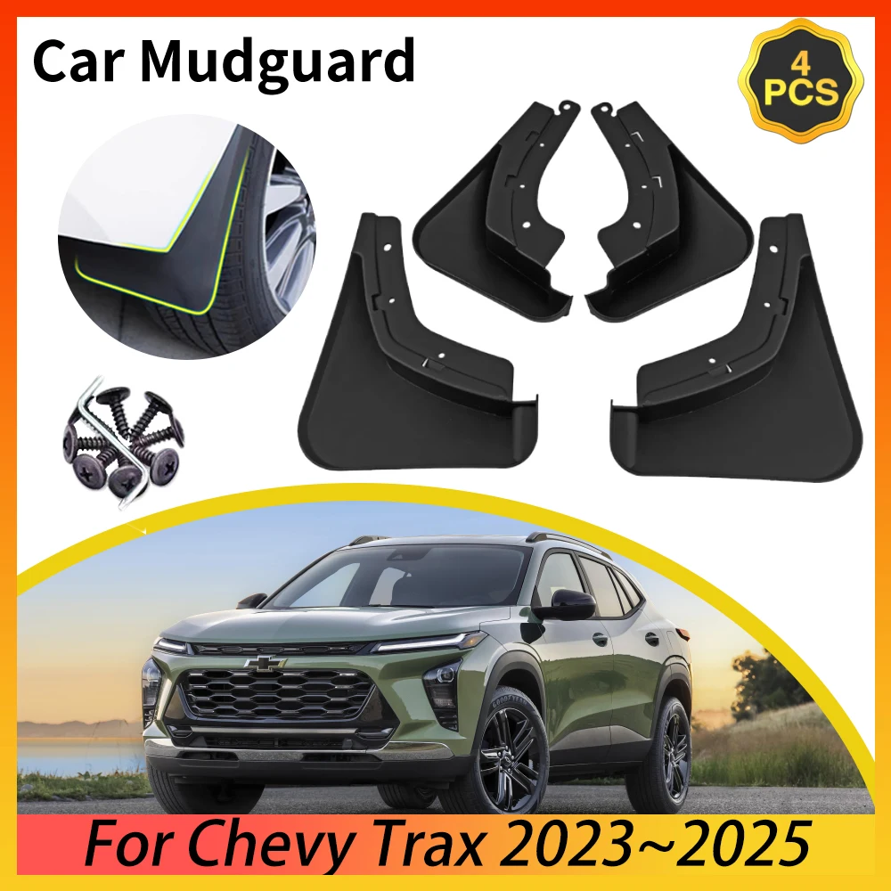 

for Chevy Trax 2024 1LT 2023 2025 Car Mudguards Front Rear Wheels Mudflaps Splash Guards Mud Flaps Cover Fender Auto Accessories