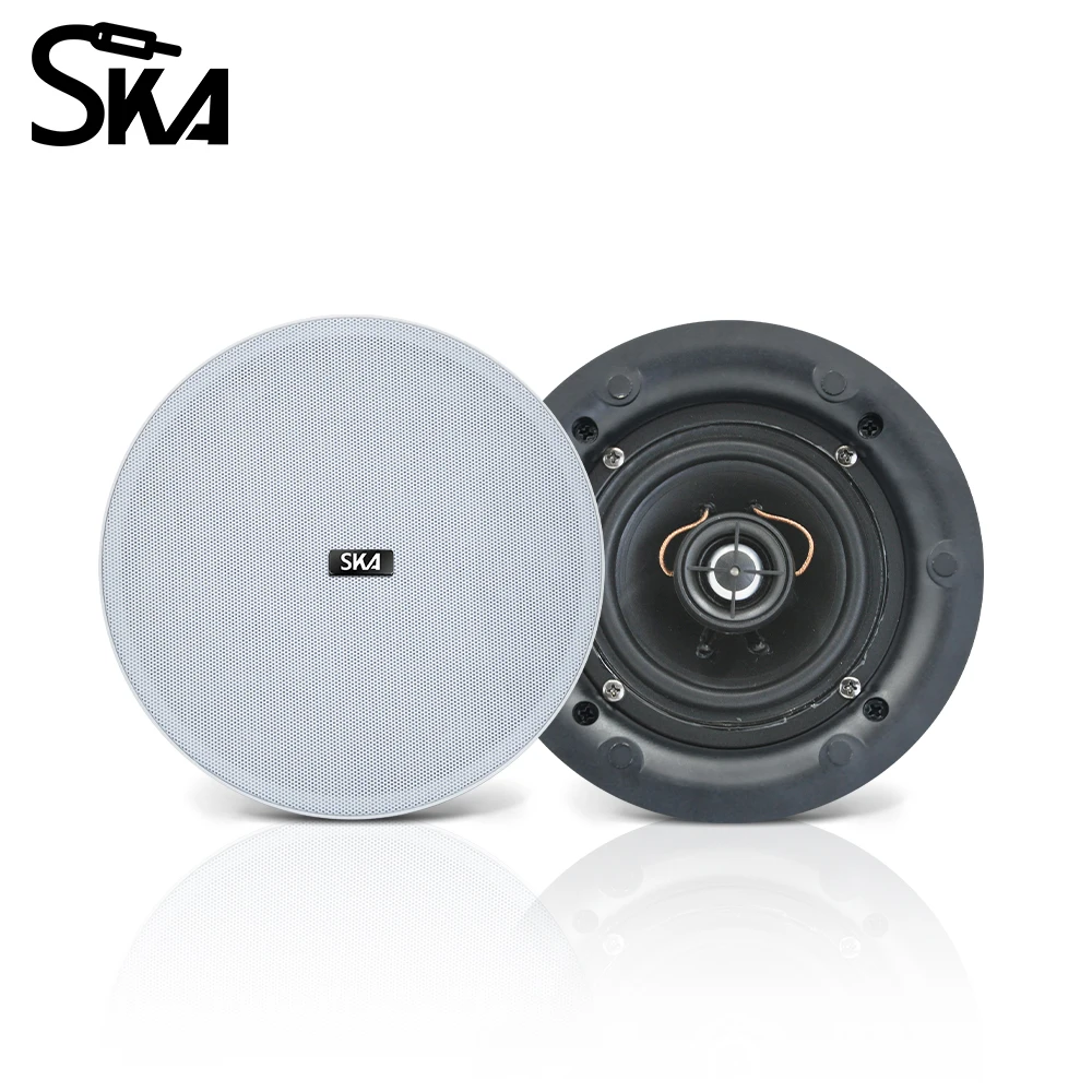 4'' 20W Ceiling Bluetooth Speakers Active Audio Loudspeaker Built in Digital Class D Amplifier Indoor Speaker Home Sound System