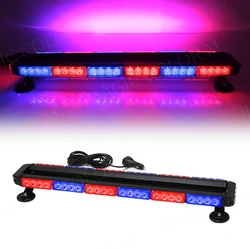 Car Strobe Emergency Warning Lights 54 Led Flashing Auto Truck Beacon Signal Lamp Flash Dash Windshield Magnetic Base 12V
