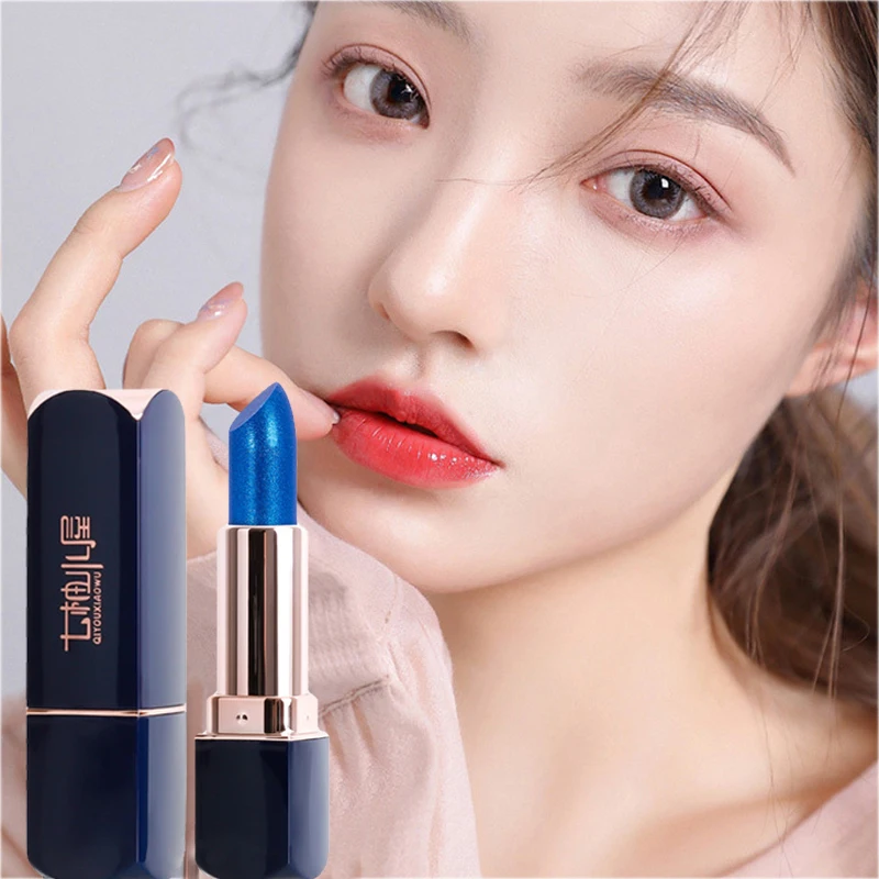 Blue Lip Balm Color Changing Long Lasting Moisture Lipstick Make-up For Women Magic Lipstick Natural Beauty Lip Tint Cosmetic