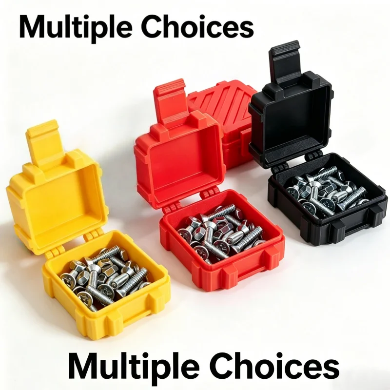 

1pc Small Parts Organizer for Screws, Nuts, Magnets, etc. Stackable Interlocking Durable Magnetic Beads Storage Box
