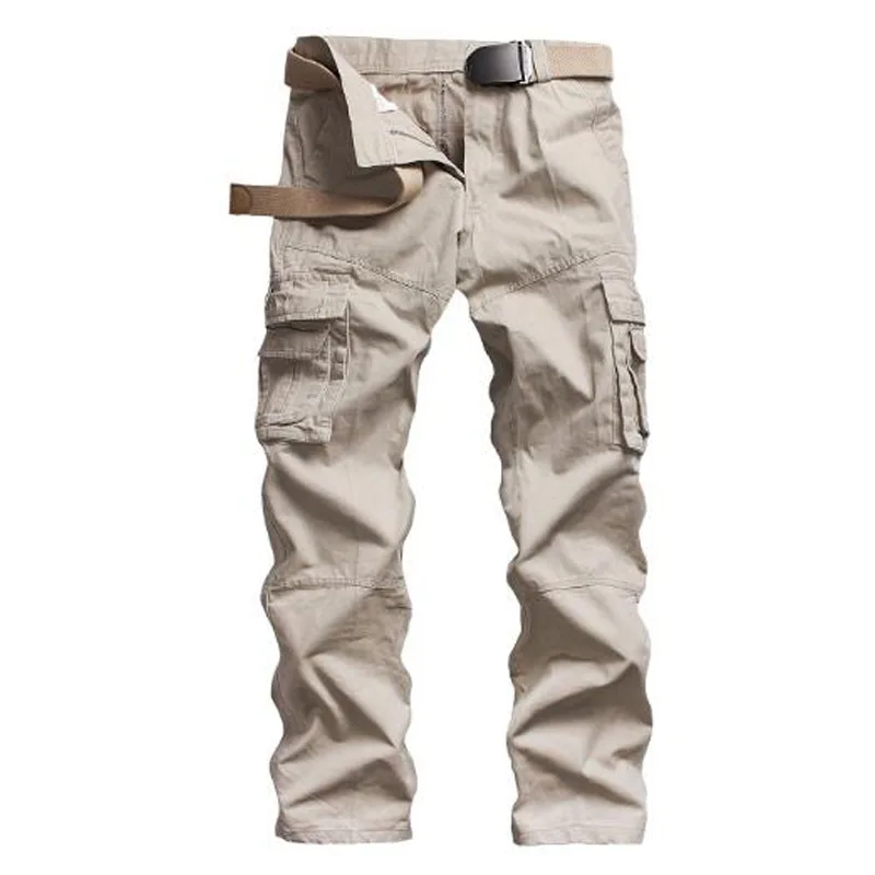 

Fashion Cargo Pants Men Casual Straight Loose Baggy Spring Summer Trousers Streetwear Military Tactical Clothing