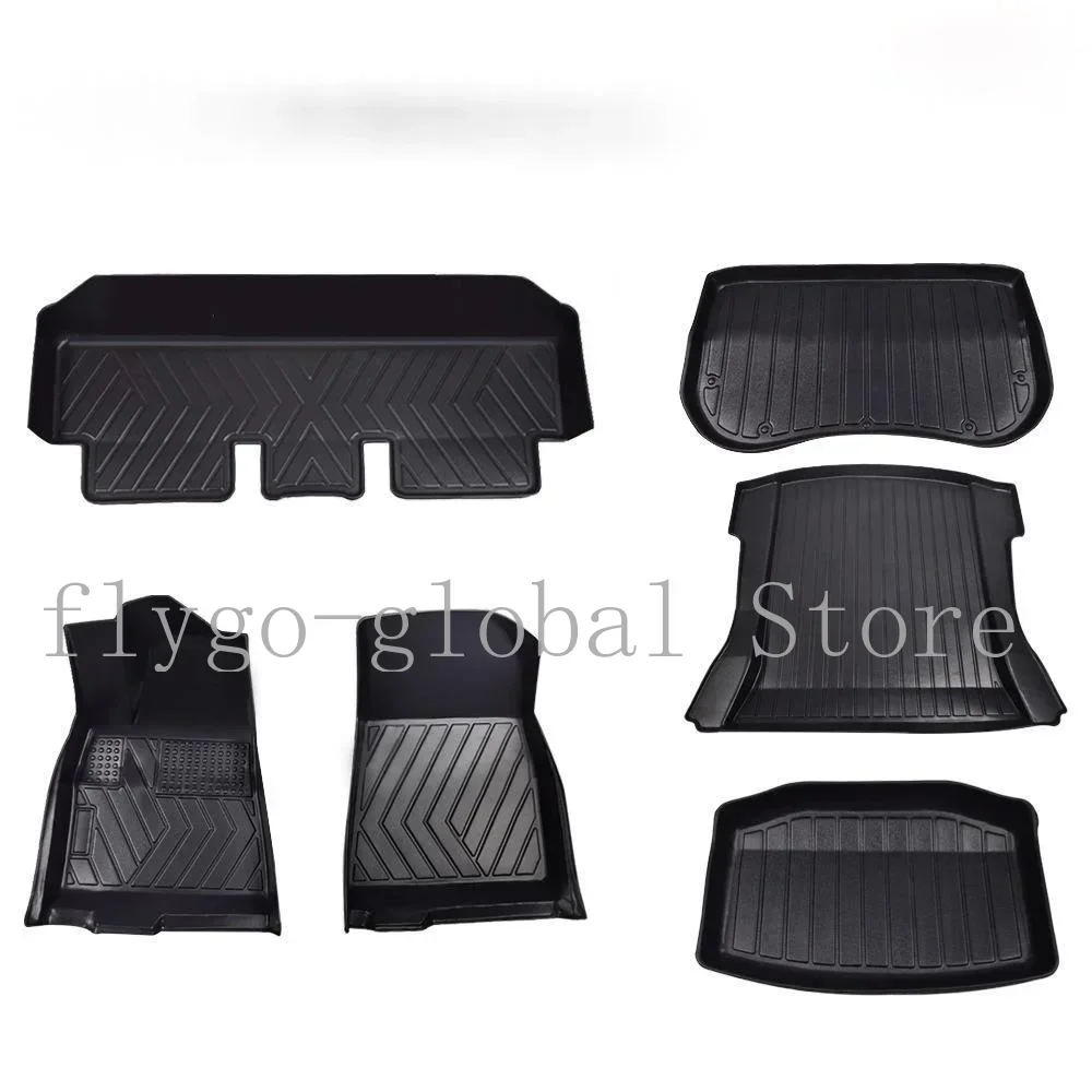 اكسسوارات الحصير TPE لعام 2021 تسلا نموذج 3 اكسسوارات القدم الحصير مكافحة الأوساخ واقية الحصير الجذع حصيرة #2