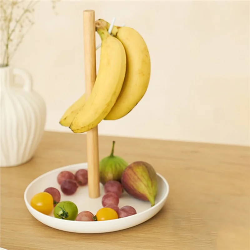 ABBP-Fruit Bowl Banana Hanger Fruit Basket Simple Desktop Storage Tray Living Room Home Porch Key