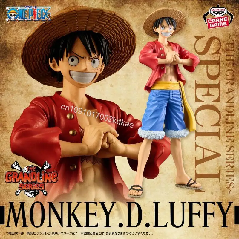 Auf Lager Bandai Original ONE PIECE DXF THE GRANDLINE SERIES SPECIAL MONKEY.D.LUFFY Ca. 19 cm Anime Actionfiguren Modellspielzeug