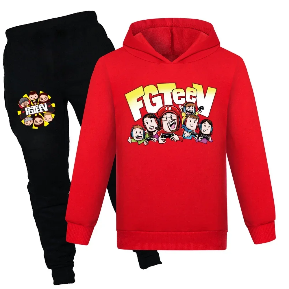 Kids Clothing Sets Children 2-16 Years Birthday suit Boys FGTEEN Tracksuits Kids Sport Suits Hoodies Top +Pants 2pcs Set 362