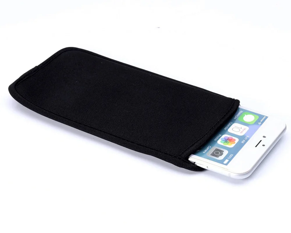Universal Neoprene Protective Case Phone Bag For iPhone 15 14 13 12 11 Pro Max Samsung Xiaomi Huawei Power Bank Shockproof Cover