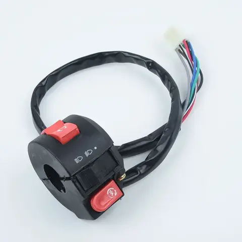 7 와이어 암 커넥터 킬 라이트 스타트 스위치 50cc 70cc 90cc 110cc ATV Kazuma Taotao Coolster Quad Fits 7/8 핸들 바 부품
