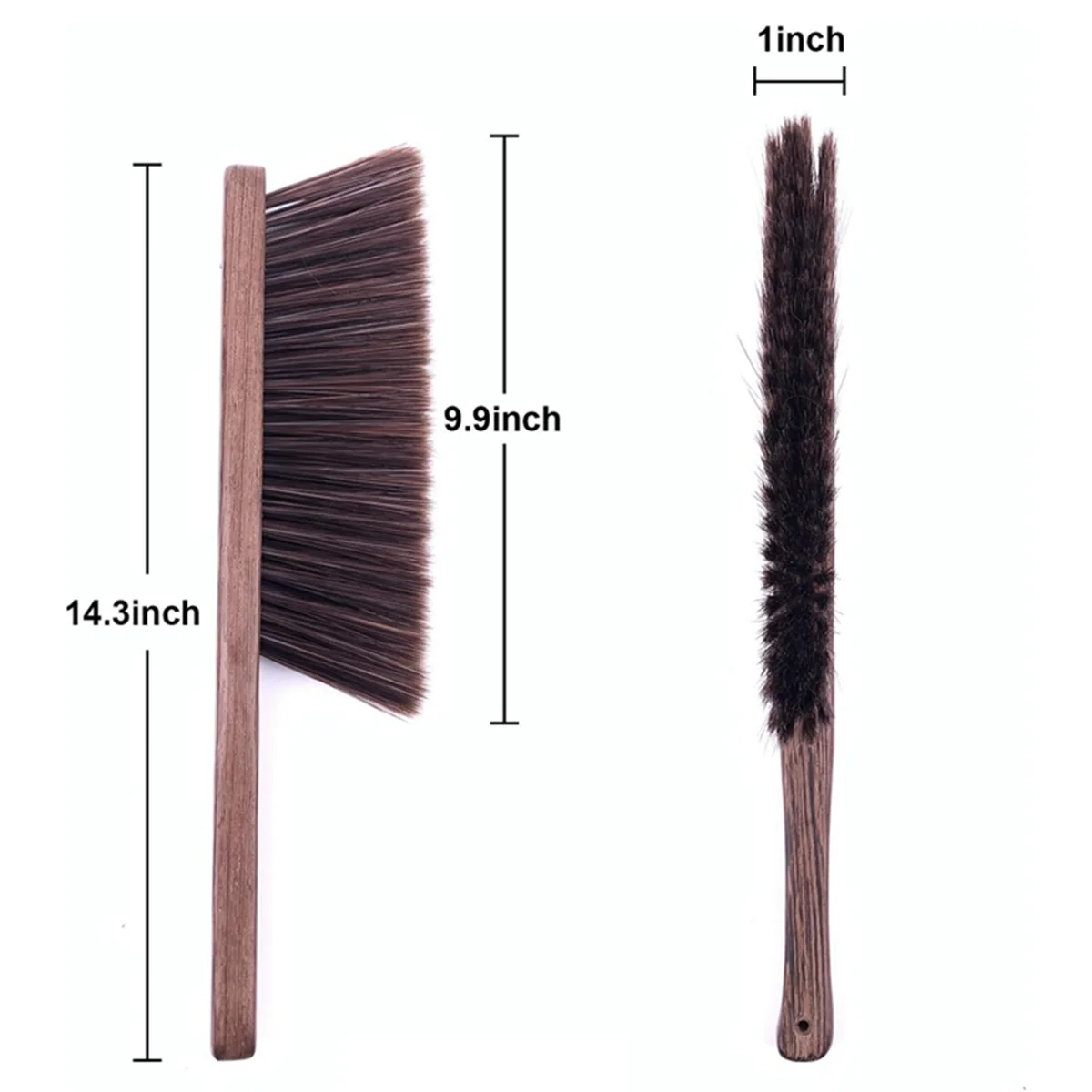 Hand Broom Cleaning Brushes-Soft Bristles Dusting Brush for Cleaning Car/Bed/Couch,Wooden